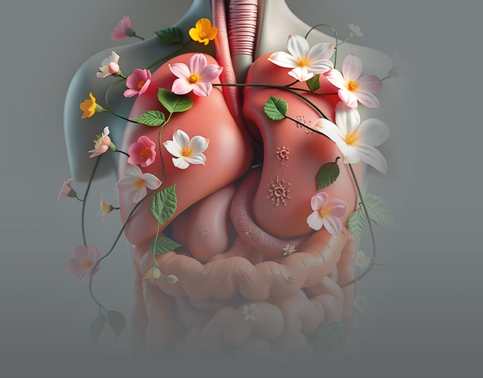 Pele inflamada, intestino e emoções